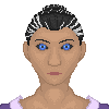 A small blinking pixel icon with a shapeshifting animation between woman and tiger A small blinking pixel icon with a shapeshifting animation between woman and tiger